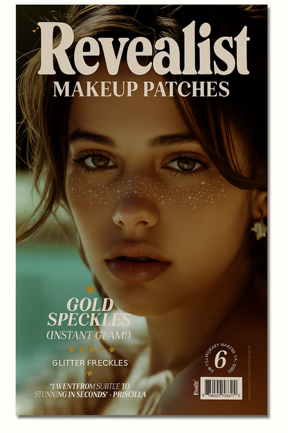 Gold Glitter Freckles Makeup Patches