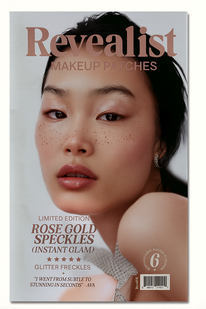 Rose Gold Stardust Speckles Makeup Patches