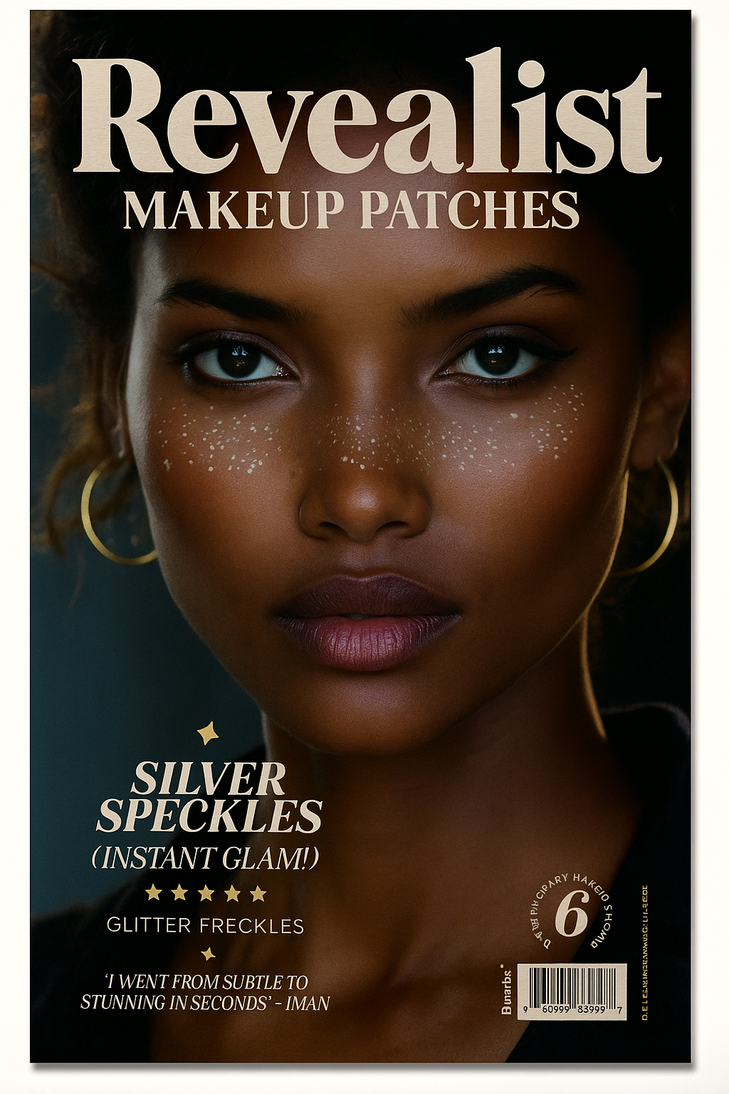 Silver Glitter Freckles Makeup Patches