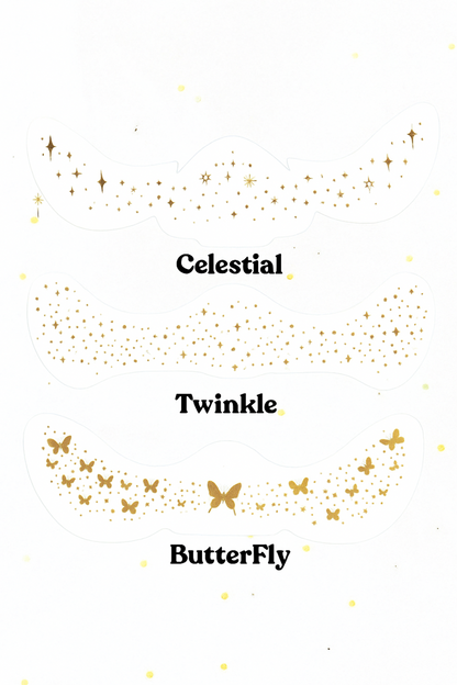 Gold Glitter Freckles Makeup Patches