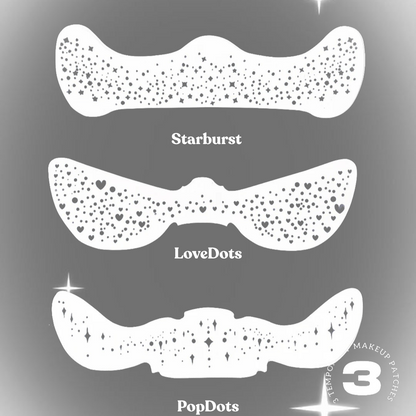 Silver Glitter Freckles Makeup Patches