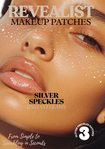 Silver Glitter Freckles Makeup Patches