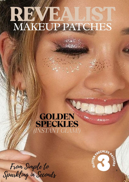 Gold Glitter Freckles Makeup Patches